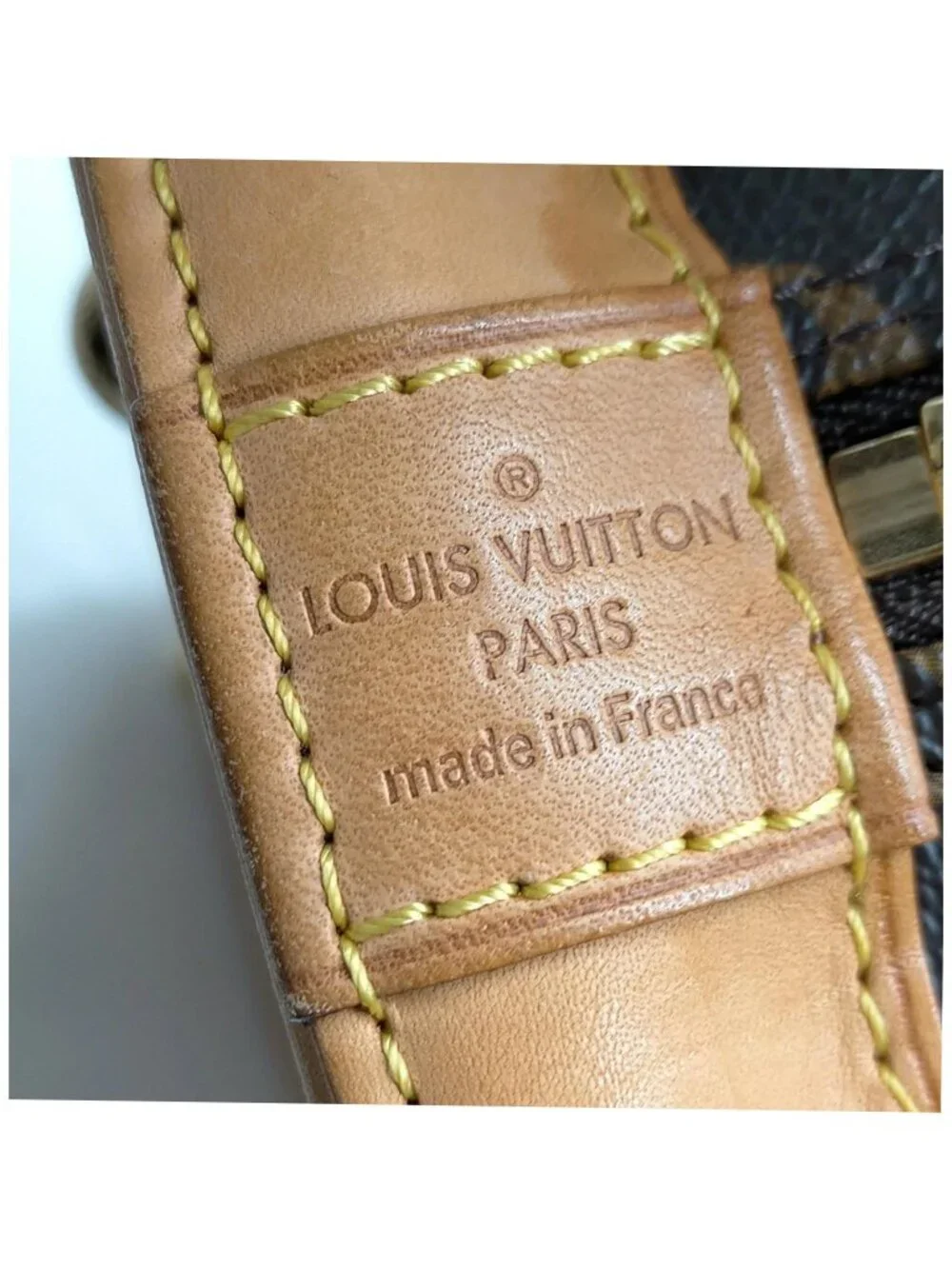 Authentic Louis Vuitton Alma Monogram Satchel Handbag
